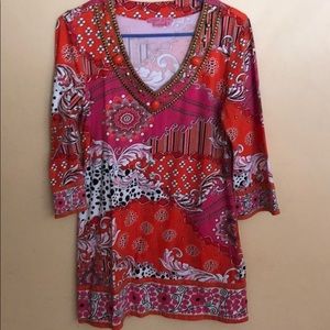 Tunic bathing suit cover up